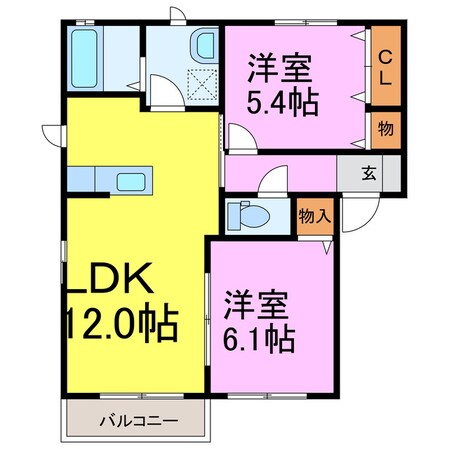 ジュピアＣの物件間取画像